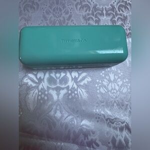 Tiffany & Co. hinged eyeglass hard case classic Tiffany blue